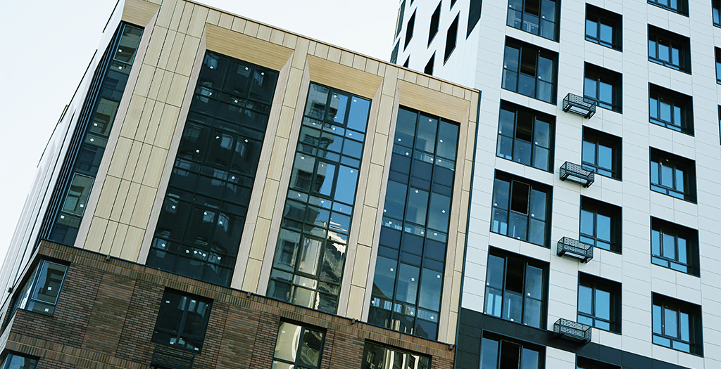 Реализованные проекты вентфасада Дилэнд