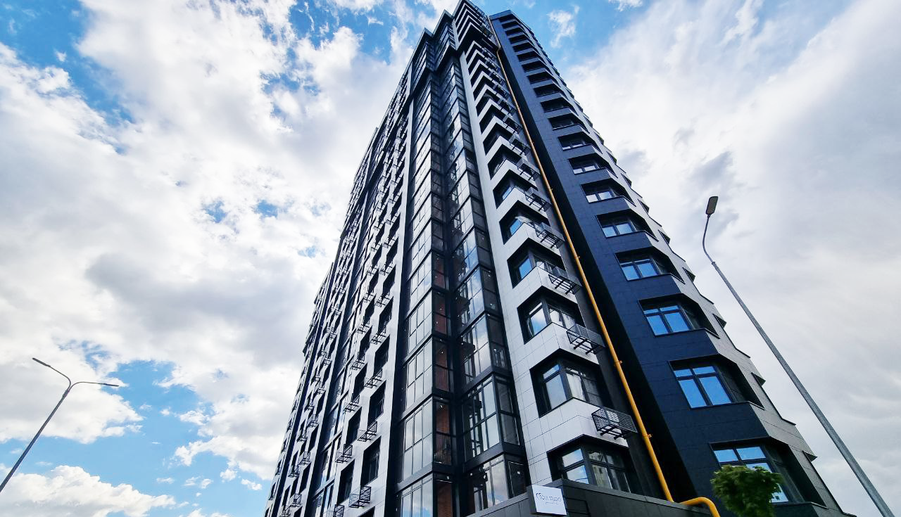 Пример реализованного вентилируемого фасада Дилэнд