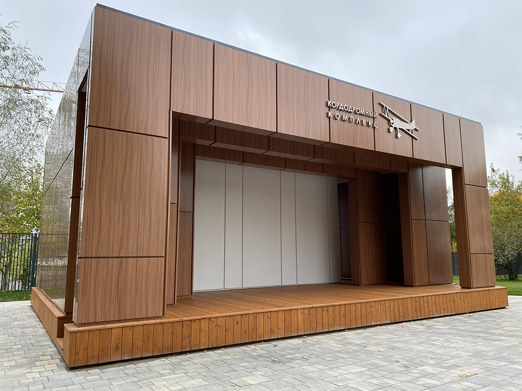 Пример реализованного вентилируемого фасада Дилэнд