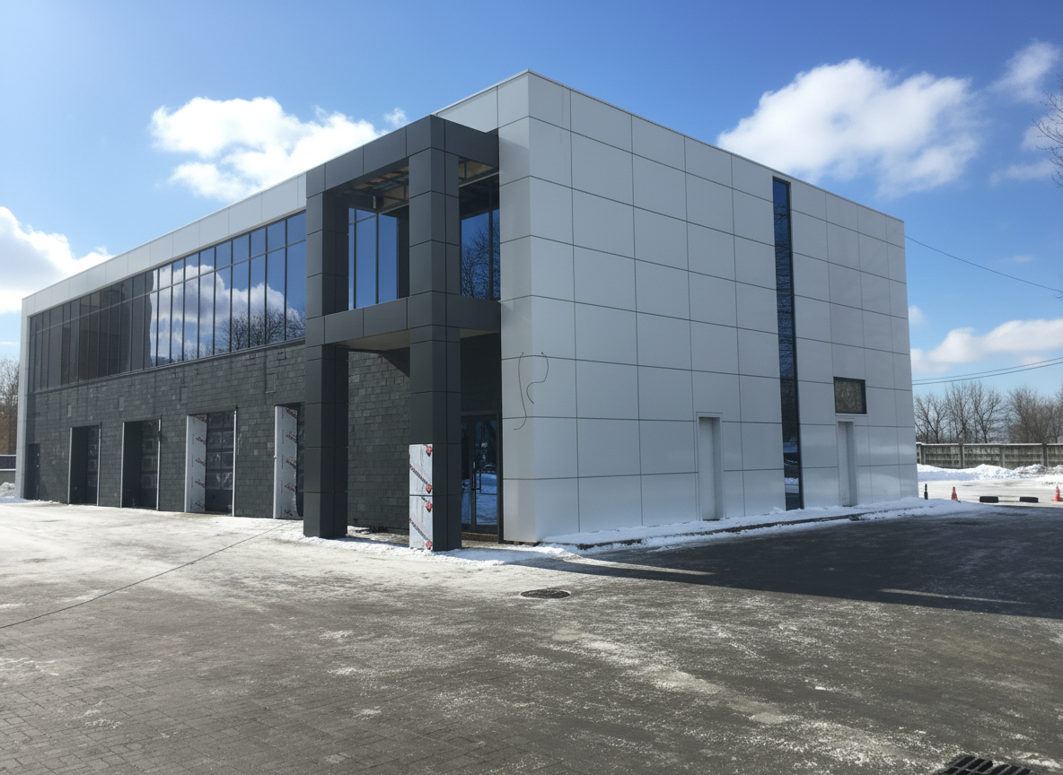 Расчёт вентфасада — детализация элементов подсистемы и облицовки